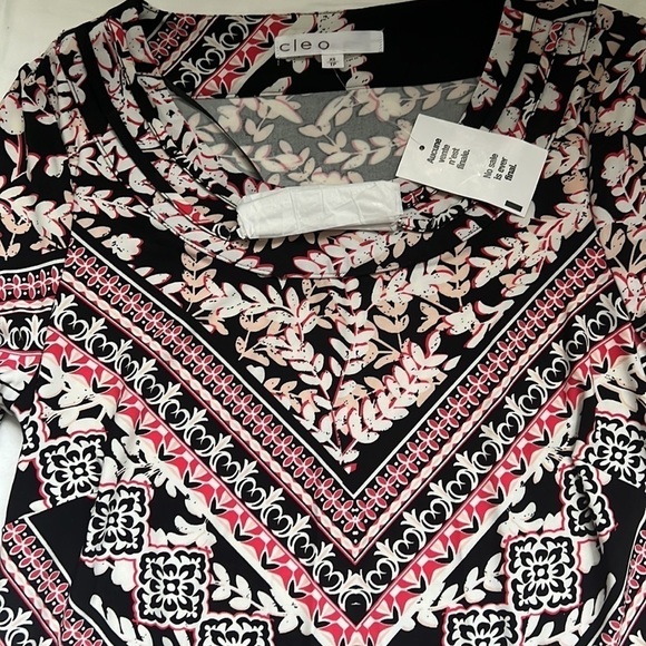 ⭐️nwt Cleo Mixed Print Shift Dress⭐️ - Picture 4 of 10
